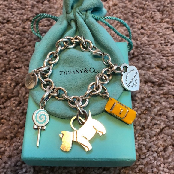 Authentic Tiffany Co Charm Bracelet 